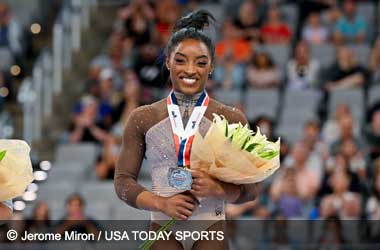 Simone Biles Wins Record-Extending 9th All-Around National Title